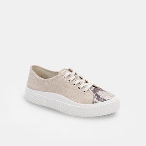 DOLCE VITA - VALOR SNEAKERS IN SANDSTONE CANVAS